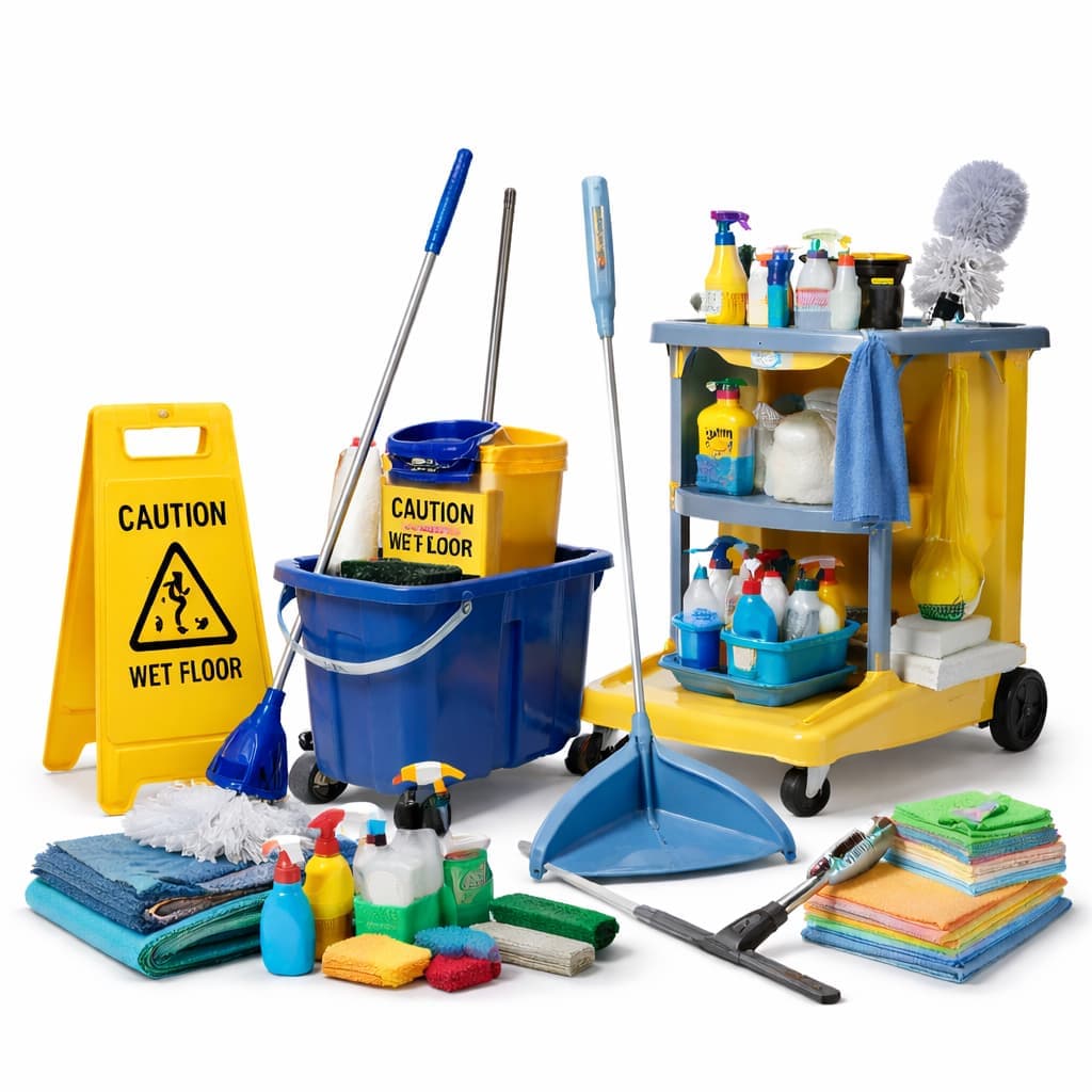 CLEANING TOOLS AND EQUIPMENTS